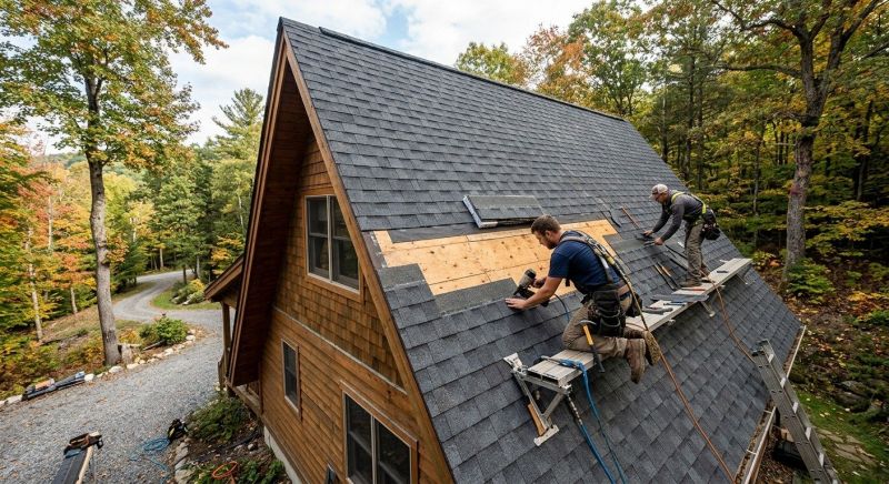 A Frame Roof Repair in Atlantic County, NJ
