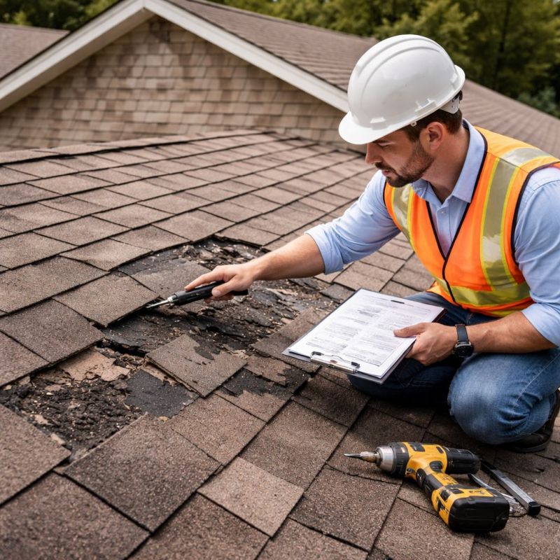 Asphalt Roof Inspection in Absecon, NJ