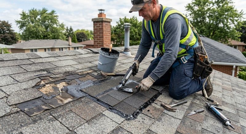 Asphalt Roof Leak Repair in Atlantic City, NJ
