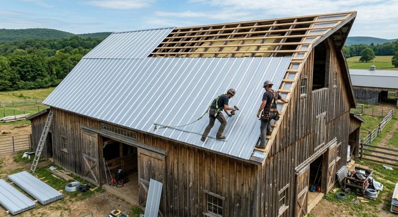 Barn Roof Installation in Atlantic County, NJ