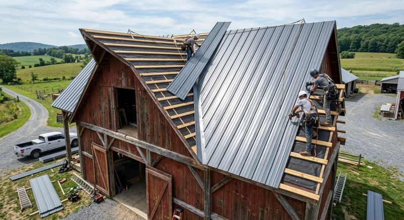 Barn Roof Installation in Atlantic County, NJ