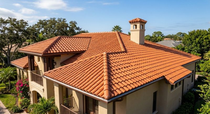 Barrel Tile Roof Installation in Atlantic County, NJ