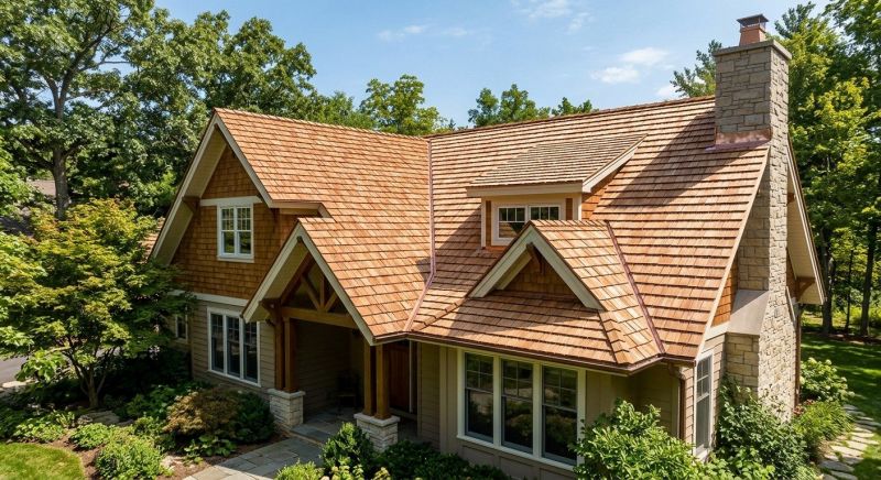 Cedar Shake Roof Construction in Brigantine, NJ
