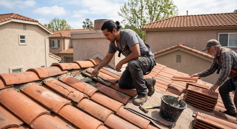 Clay Roof Leak Repair in Atlantic County, NJ