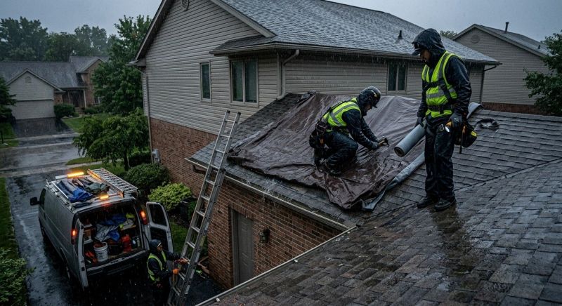Collapsing Roof Repair in Atlantic County, NJ