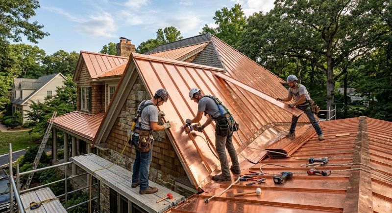 Copper Roof Installation in Atlantic County, NJ