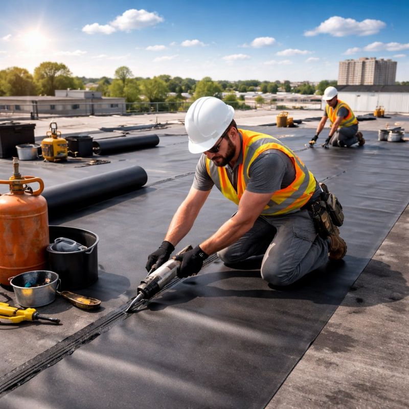 Epdm Roof Installation in Atlantic City, NJ