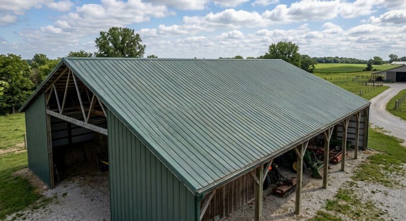 Pole Barn Roof Repair in New Gretna, NJ