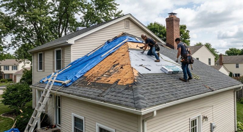 Roof Damage Restoration in Egg Harbor Township, NJ