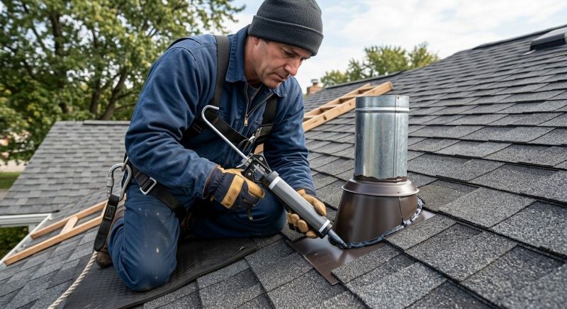 Roof Vent Flashing Repair in Atlantic County, NJ