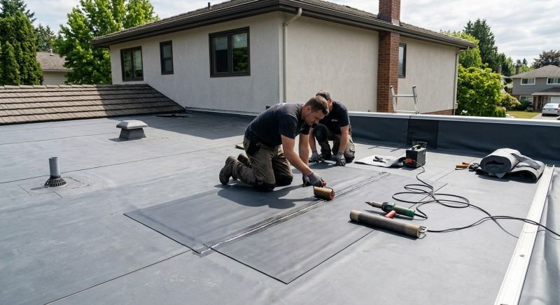 Rubber Roof Repair in Tuckerton, NJ