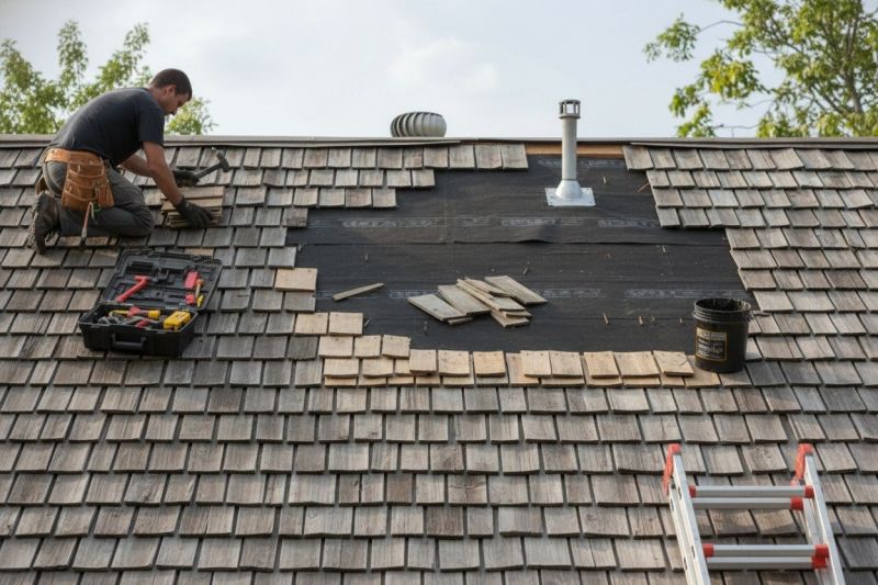 Shake Shingle Repair in Absecon, NJ
