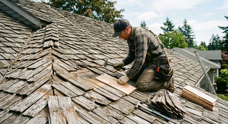 Shake Shingle Repair in New Gretna, NJ