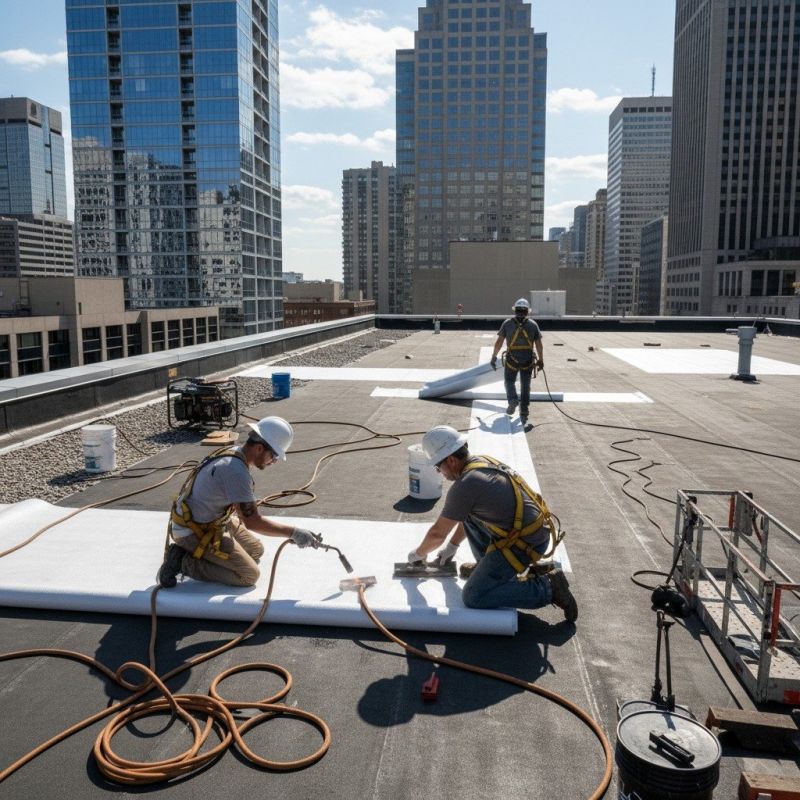 Single Ply Roof Repair in Absecon, NJ