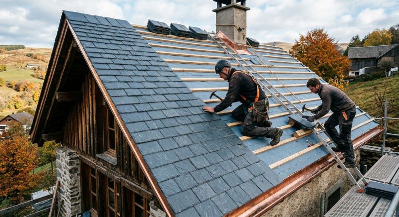 Slate Roof Construction in Atlantic County, NJ