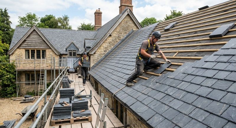 Slate Roof Installation in Tuckerton, NJ