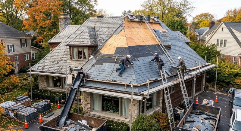 Slate Shingle Replacement in Atlantic County, NJ