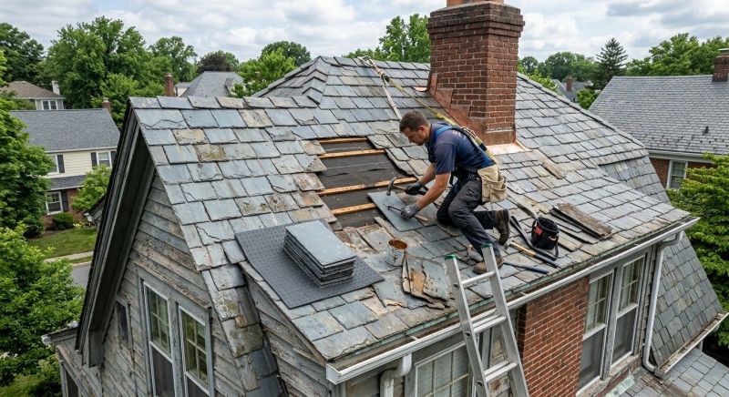 Slate Shingles Repair in Margate City, NJ