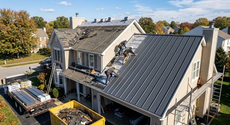 Steel Roof Replacement in Atlantic City, NJ