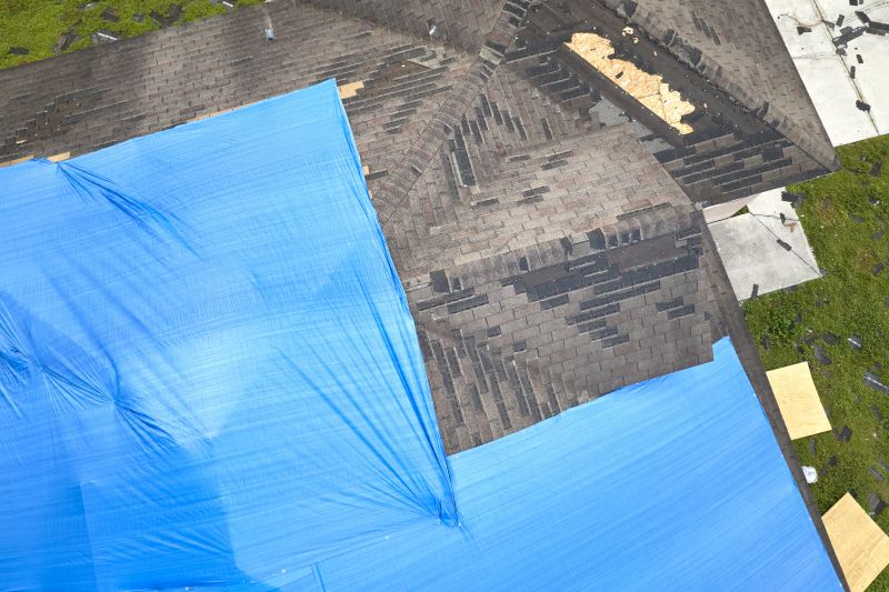 Storm Damage Roof Tarping in Atlantic County, NJ