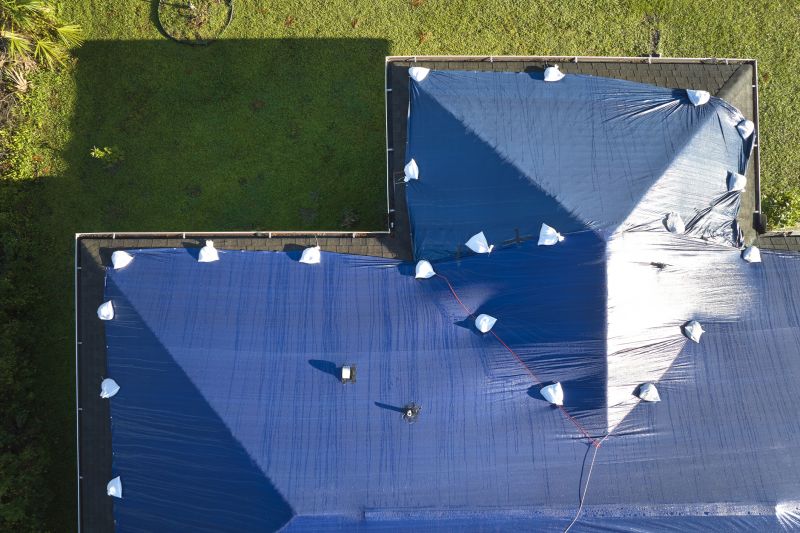 Storm Damage Roof Tarping in Atlantic County, NJ