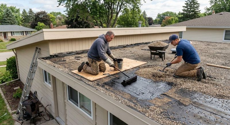 Tar And Gravel Roof Repair in Egg Harbor Township, NJ