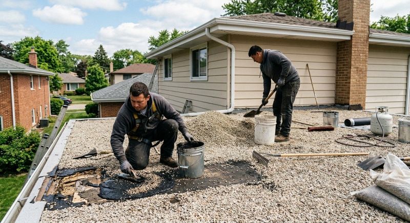 Tar And Gravel Roof Repair in Atlantic County, NJ