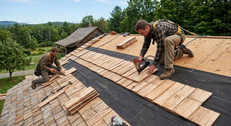 Wood Roofing Installation in Absecon, NJ