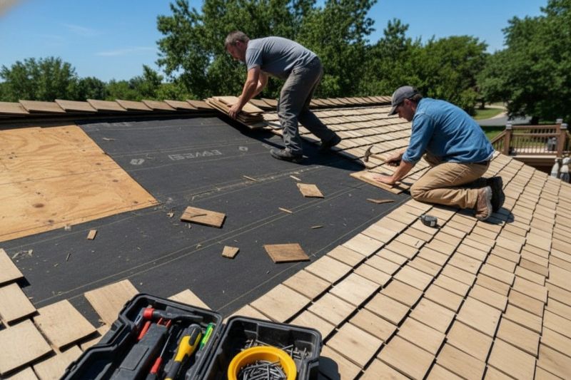 Wood Shake Roof Repair in Beach Haven, NJ