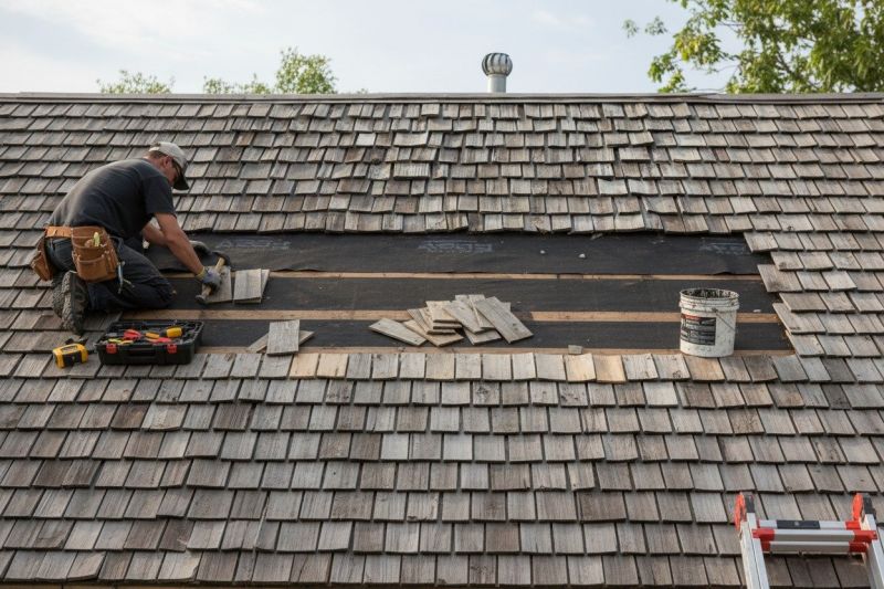 Wood Shake Roof Repair in Atlantic County, NJ
