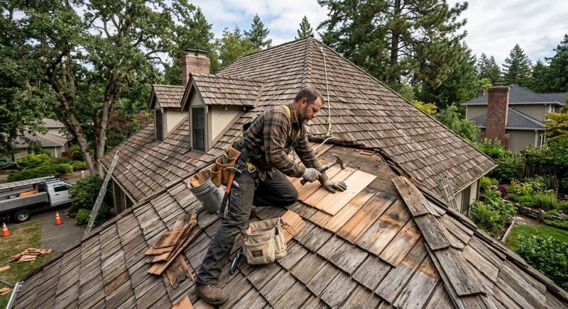 Wood Shake Roof Repair in Margate City, NJ