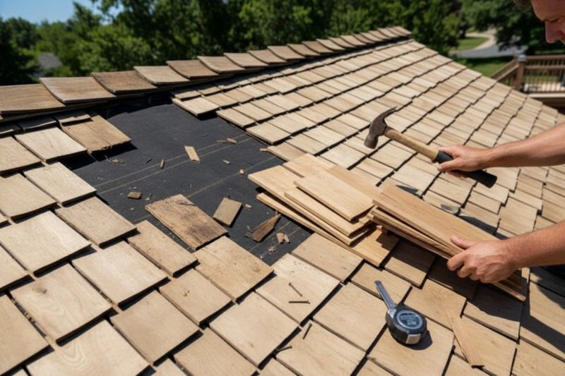 Wood Shake Roof Repair in Margate City, NJ