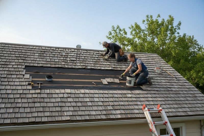 Wood Shake Roof Repair in New Gretna, NJ
